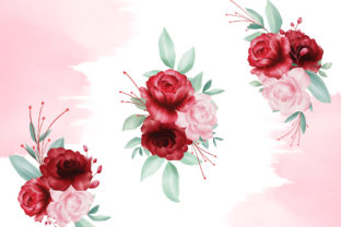 Blush Roses Watercolor Flowers Clipart Review