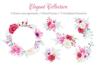 Elegant Watercolor Flowers Collection Review