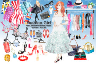 Fashion Girl Watercolor Clip Art Review
