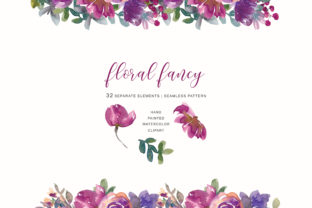 Hand Painted Watercolor Aubergine Flower Review