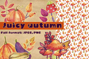 Juice Autumn Watercolor Set Illustrations Review