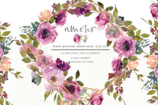 Watercolor Burgundy Elegant Flowers Review