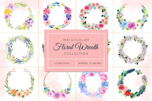 Watercolor Floral Wreaths Vol.3: Premium Illustrations
