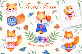 Watercolor Foxes Collection: A Designer Review