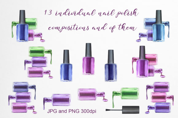 Watercolor Illustrations Nail Polish Review