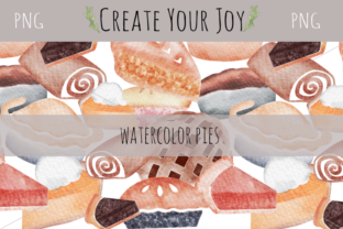 Watercolor Pies: Sweet Illustrations