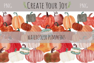Watercolor Pumpkins Illustrations Review