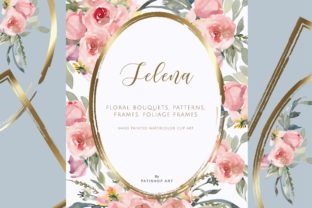 Watercolor Soft Blush Flower Clipart Set Review